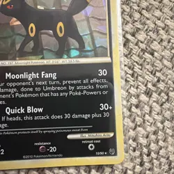 Umbreon Cracked Ice Holo - Undaunted 10/90 - Pokemon Card MP - Image 4