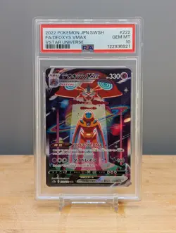 2022 Pokemon s12a Deoxys VMAX #222 PSA 10 Japanese - Image 1