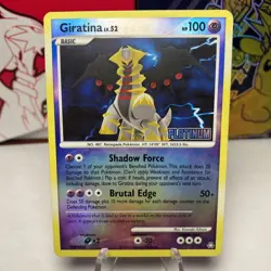 Pokemon TCG Giratina 4/146 Legends Awakened Platinum Stamped Reverse Holo MP-LP - Image 1