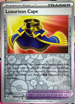 Luxurious Cape - 166/182 - Pokemon TCG Paradox Rift - NM - Reverse Holo - Image 1