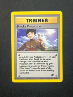 Pokemon TCG Brock's Protection Gym Challenge 101/132 Regular Rare LP - Image 1