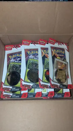 *Lot Of 12* Pokemon Destined Rivals Blister Pack Eevee Promo X4 BRAND NEW - Image 2