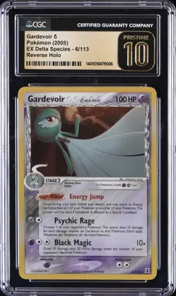 2005 POKEMON EX DELTA SPECIES REVERSE HOLO GARDEVOIR CGC 10 PRISTINE - Image 1