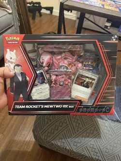 Destined Rivals Pokemon TCG Team Rockets Mewtwo EX Box - Image 1