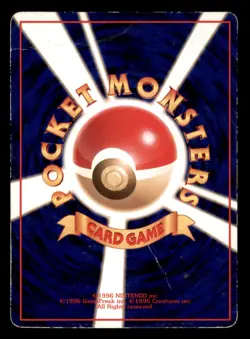 Heavy Play HP Tauros 1998 Vending Series Japanese Pokemon Glossy - Image 2