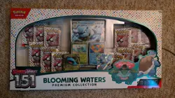 Pokemon TCG Scarlet & Violet 151 Blooming Waters Premium Collection Box Sealed - Image 1