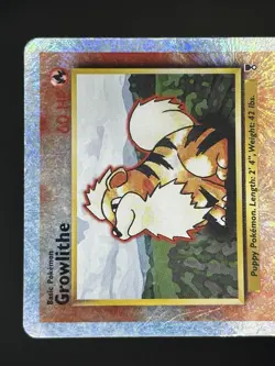 Pokemon TCG Growlithe Legendary Collection 45/110 Reverse MP/HP - Image 3