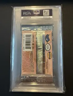 1999 POKEMON FOSSIL 1ST EDITION AERODACTYL ART SEALED BOOSTER PACK PSA 9 - Image 2