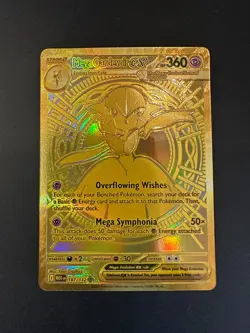 Mega Gardevoir ex 187/132 Mega Evolution Gold Pokemon Mint NM Pack Fresh - Image 1