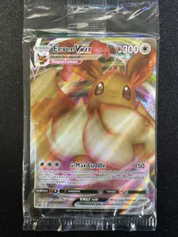 (SEALED) Eevee VMAX SWSH087 Black Star Promo Full Art Holo Pokemon TCG 2021 - Image 3