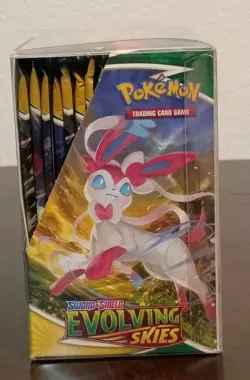 Pokemon TCG Sword & Shield Evolving Skies Open Booster Box - 36 Sealed Packs - Image 3