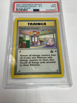 Promo Pokemon Center N.Y. Black Star Promo PSA 9 (8654) #40 Pokemon - Image 1