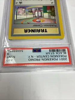 Promo Pokemon Center N.Y. Black Star Promo PSA 9 (8654) #40 Pokemon - Image 3