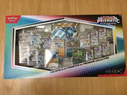 Lucario Ex Prismatic Evolutions Premium Collection New/Sealed Pokemon TCG - Image 1