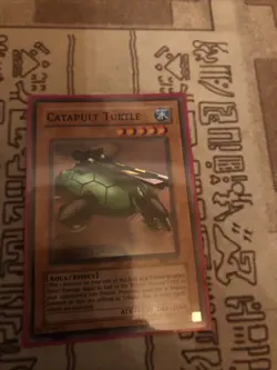 Yugioh! Catapult Turtle MRD-075 Unlimited Super Rare VLP - Image 1