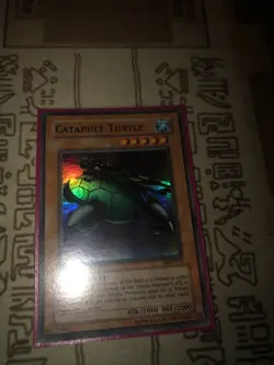 Yugioh! Catapult Turtle MRD-075 Unlimited Super Rare VLP - Image 2