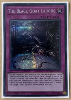 The Black Goat Laughs MP25-EN057 Prismatic Secret Rare 1st Ed - Image 1