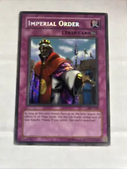 Yugioh Imperial Order PSV-104 Unlimited Secret Rare Reverse Holo LP/NM - Image 2