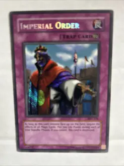 Yugioh Imperial Order PSV-104 Unlimited Secret Rare Reverse Holo LP/NM - Image 3
