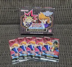 Konami YuGiOh Speed Duel Streets of Battle City & Scars of Battle Booster x 5 - Image 1