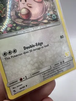 Chansey #5 46/68 Hidden Fates Pikachu Stamped Pokemon Card NM - Image 4