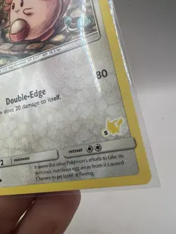 Chansey #5 46/68 Hidden Fates Pikachu Stamped Pokemon Card NM - Image 5