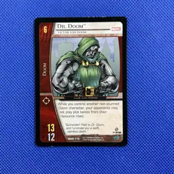 Dr. Doctor Doom VS System Marvel Origins Unlimited 2004 #MOR-112 Trading Card - Image 1