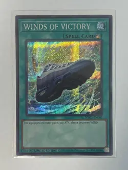 YU-GI-OH X Nike Promo Card Winds Of Victory Air Max Muscle 95 Spell Card - Image 1