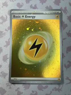 Lightning Energy - SVE004 - Pokemon 151 Holo Rare Card NM - Image 1