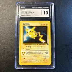 Pikachu #4 WB Movie Black Star Promo Pokemon Card CGC 10 Gem Mint - Image 1
