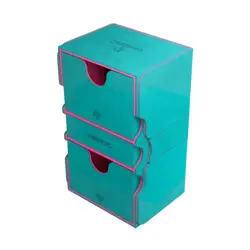 GameGenic Card Storage Stronghold 200 + Convertible Deck Holder XL - Teal New - Image 2