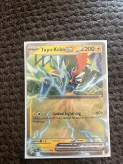 Pokemon TCG Tapu Koko EX 051/159 Double Rare Journey Together Card - Image 1