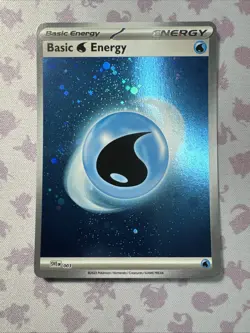 Water Energy - SVE003 - Pokemon 151 Cosmos Holo Rare Card NM - Image 1