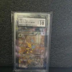 CGC 10 GEM MINT Alakazam ex 2023 Scarlet & Violet 151 201/165 SIR Pokemon Card - Image 3