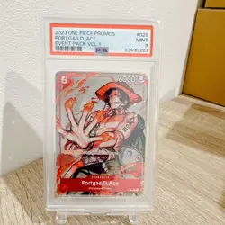 PSA9 One Piece Portgas D Ace Championship English Promo Card DDP - Image 1