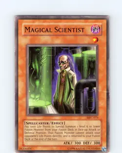 Yu-Gi-Oh TCG Magical Scientist MFC-073 Unlimited Common Card Played HP - Image 1