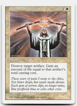 MTG Divine Offering C Fifth Edition LP - Image 1