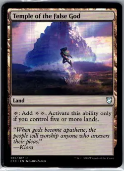 Temple of the False God (C18) - 285 - The List Reprints - Magic MTG - NM - B3G1 - Image 1
