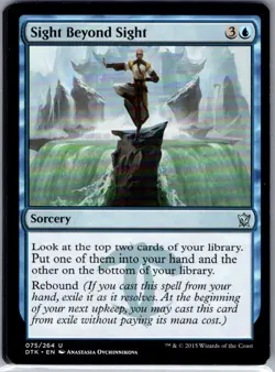 Sight Beyond Sight - 75 - Dragons of Tarkir - Magic MTG - NM - B3G1 - Image 1