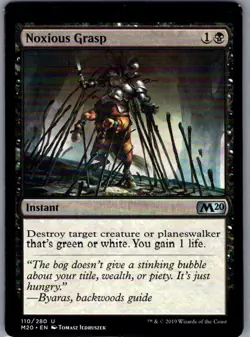 Noxious Grasp - 110 - Core Set 2020 - Magic MTG - NM - B3G1 - Image 1