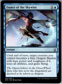 Dance of the Skywise - 50 - Dragons of Tarkir - Magic MTG - NM - B3G1 - Image 1