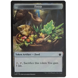 x1 Food/Treasure Double Sided Token MTG FDN M/NM Foundations - Image 1