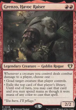Grenzo, Havoc Raiser 2023 MTG LC #228 Masters/Rare Commander Masters - Image 1