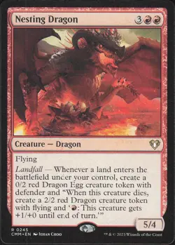Nesting Dragon 2023 MTG #245 Masters/Rare Commander Masters - Image 1