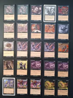 Lot of 50 Vintage Black MTG Magic the Gathering Foul Imp Soul Strings HP - Image 1