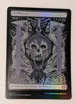 MTG *FOIL FULL ART * Phyrexia: All will be One SWAMP (Phyrexian) NM - Image 1