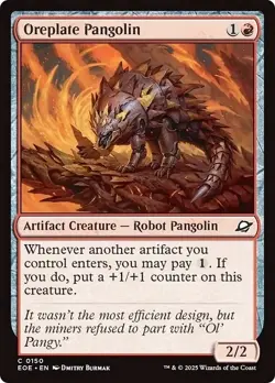 OREPLATE PANGOLIN mtg NM-M Edge of Eternities Common - Image 1