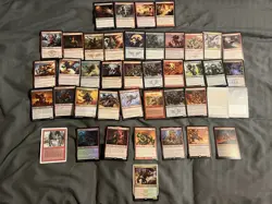 LARGE XL MTG GOBLINS magic the gathering collection!!+Bonuses! - Image 1