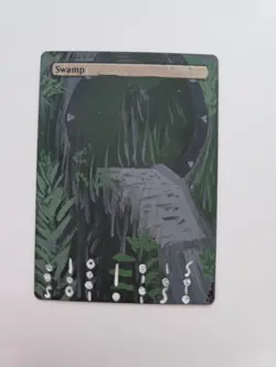 Stargate- Hand Painted Altered Art MTG Land Cards - Image 1