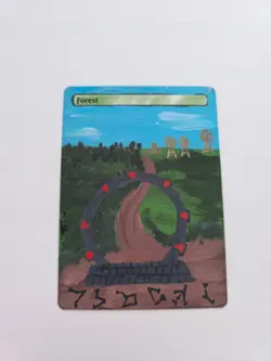 Stargate- Hand Painted Altered Art MTG Land Cards - Image 2